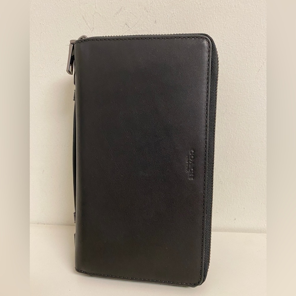 Coach leather travel organizer